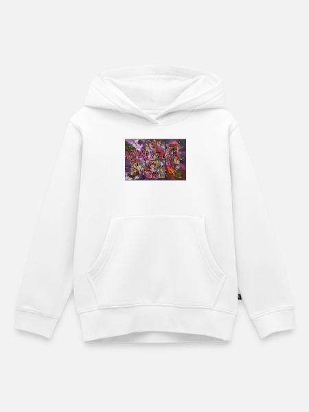 schichtigkeiten - Kinder Premium Organic Hoodie - Weiß