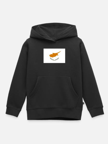 Zypern - Kinder Premium Organic Hoodie - Schwarz