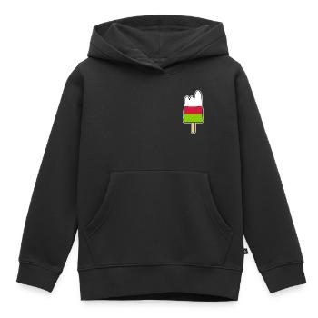 Eis am Stiel - Berge / Gletscher / Gipfel - Kinder Premium Organic Hoodie - Schwarz - Vorne - AI Model Kid Male (0cm)