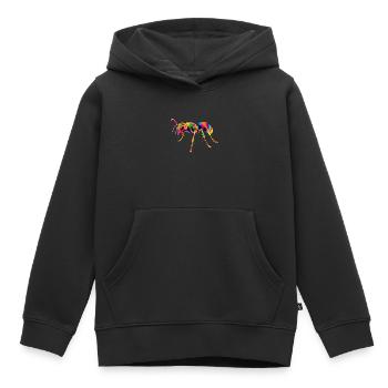 fourmi fourmi de forêt fourmi de feu insecte fourmis mignonnes - Sweat Premium à capuche enfant bio - noir - Devant - AI Model Kid Male (0cm)