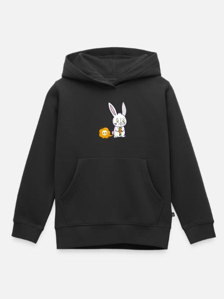 Der Karottenfurz - Kinder Premium Organic Hoodie - Schwarz