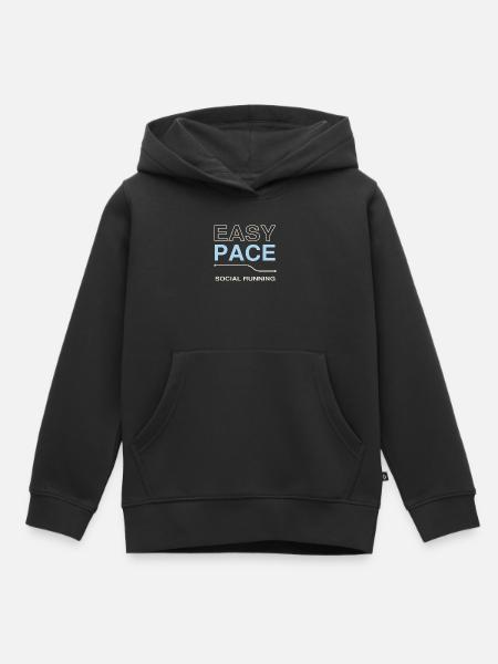 Easy Pace - Kinder Premium Organic Hoodie - Schwarz