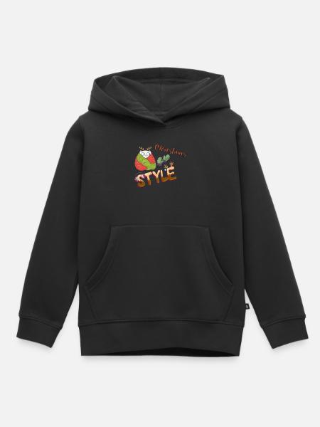 Christmas Style - Kinder Premium Organic Hoodie - Schwarz