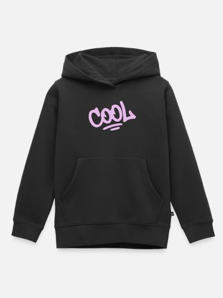 COOL Graffiti Pastellrosa - Kinder Premium Organic Hoodie - Schwarz