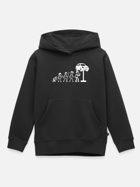 KFZ-Mechaniker Geschenkidee Tuning-Schrauber - Kinder Premium Organic Hoodie - Schwarz