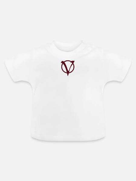 Vendetta Logo - Baby Bio-T-Shirt mit Rundhals - Weiß