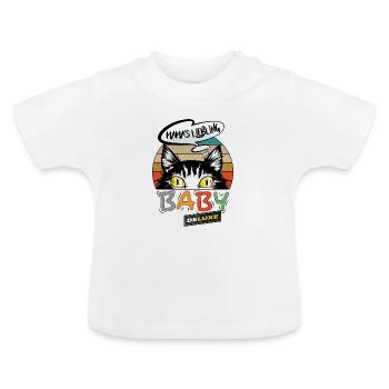Mama Liebling Beste Baby - Baby Bio-T-Shirt mit Rundhals - Weiß - Vorne