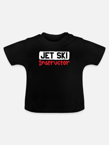 Jet Ski Instructor - Baby Bio-T-Shirt mit Rundhals - Schwarz