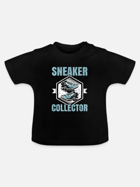 Sneaker Sammler Schuhsammlung Sneakerhead - Baby Bio-T-Shirt mit Rundhals - Schwarz