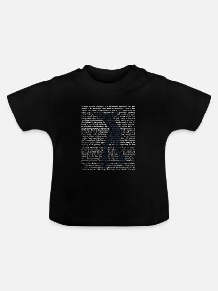 Rasanter Waveboard Straßensurfer - Baby Bio-T-Shirt mit Rundhals - Schwarz