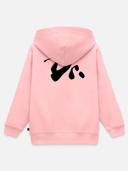 Dr - Kinder Premium Organic Zip Hoodie - Rosa