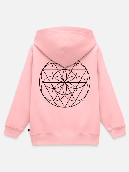 Same des Lebens - Kinder Premium Organic Zip Hoodie - Rosa