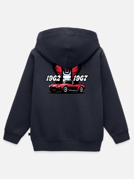Die rote Schlange - Kinder Premium Organic Zip Hoodie - Navy