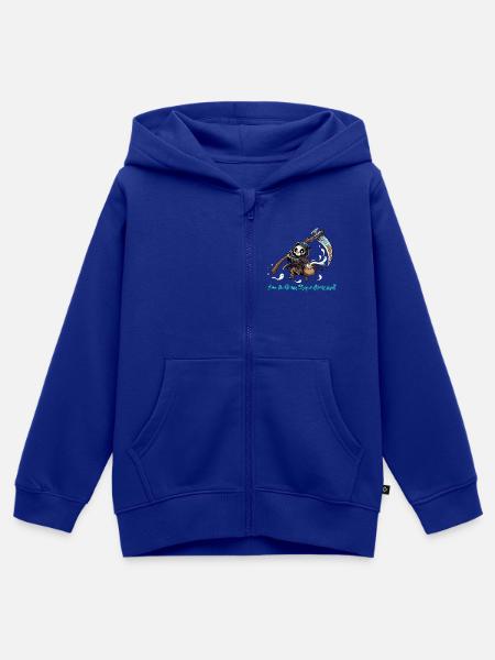 Kleiner Seelenschnitter - Kinder Premium Organic Zip Hoodie - Royalblau