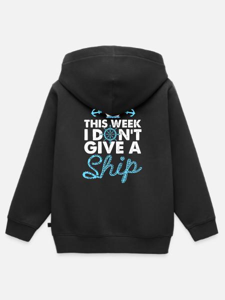 Kreuzfahrtschiff Kreuzfahrt - Kinder Premium Organic Zip Hoodie - Schwarz