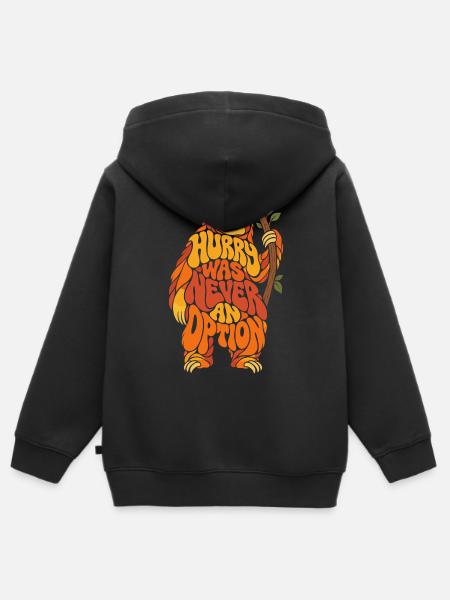 Eile war nie eine Option - Kinder Premium Organic Zip Hoodie - Schwarz
