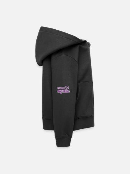 Choose Happiness - Kinder Premium Organic Zip Hoodie - Schwarz