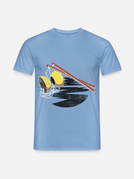 Furchtloser Diabolo Zirkusartist - Männer T-Shirt - Carolina Blue