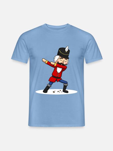 Dabbing Nutcracker - Männer T-Shirt - Carolina Blue