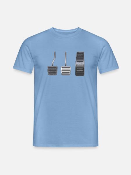 Pedale nach Priorität Auto Tuning KFZ Geschenk W - Männer T-Shirt - Carolina Blue