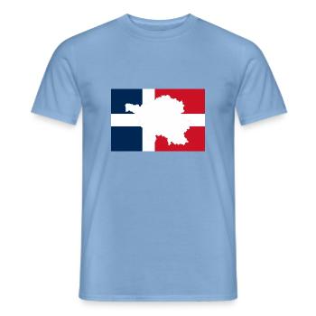 Vive la Sarre - Männer T-Shirt - Carolina Blue - Vorne - AI Model Male 178 light (178cm)