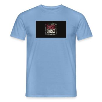 Fall geschlossener Grunge-Stempel - Männer T-Shirt - Carolina Blue - Vorne - AI Model Male 178 light (178cm)