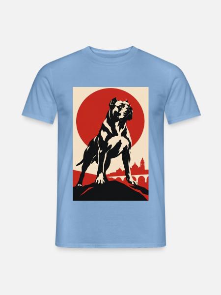Córdoba Kampfhund - Männer T-Shirt - Carolina Blue