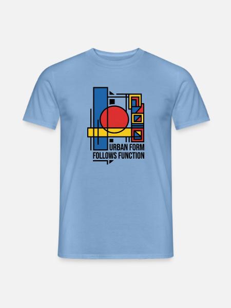 Stadtform folgt Funktion - Männer T-Shirt - Carolina Blue