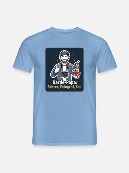 Garde-Papa – Fahrer, Fotograf, Fan - Männer T-Shirt - Carolina Blue