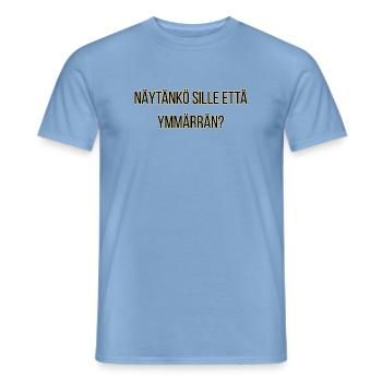 Zeige ich ihm, dass ich es verstehe? - Männer T-Shirt - Carolina Blue - Vorne - AI Model Male 178 light (178cm)