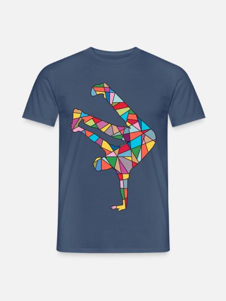 Breakdance Tanz Breakdancer Breakdancer Kinder - Männer T-Shirt - Dunkles Denimblau