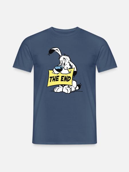 Asterix & Obelix - Idefix 'The End' - Men's T-Shirt - dark denim