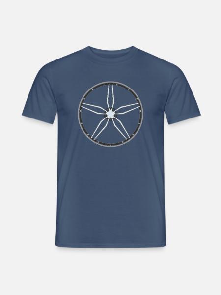 Felge 2 - Männer T-Shirt - Dunkles Denimblau
