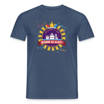Bonn Alaaf Karneval Emblem Weiberfastnacht - Männer T-Shirt - Dunkles Denimblau - Vorne - AI Model Male 178 light (178cm)