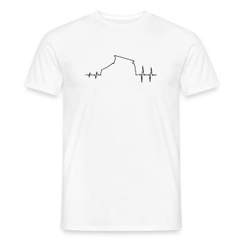 California Camper Van - Männer T-Shirt - Weiß - Vorne - AI Model Male 178 dark (178cm)