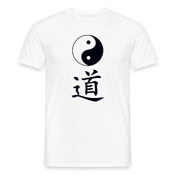 tao dao - Männer T-Shirt - Weiß - Vorne - AI Model Male 178 dark (178cm)