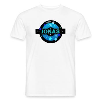 Jonas Geburtstag Jonas - Männer T-Shirt - Weiß - Vorne - AI Model Male 178 dark (178cm)