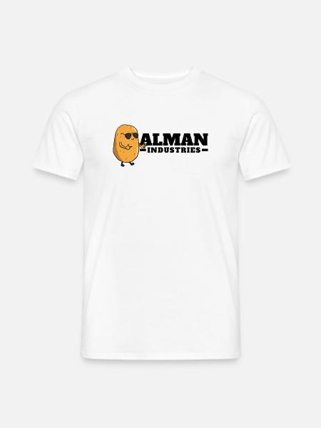 Coole Kartoffel - Männer T-Shirt - Weiß