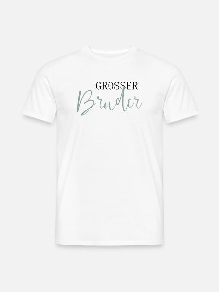 Großer Bruder - Männer T-Shirt - Weiß