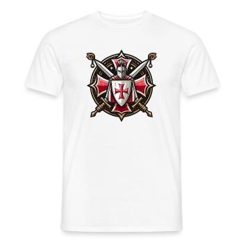 Templiers - T-shirt homme - blanc - Devant - AI Model Male 178 dark (178cm)