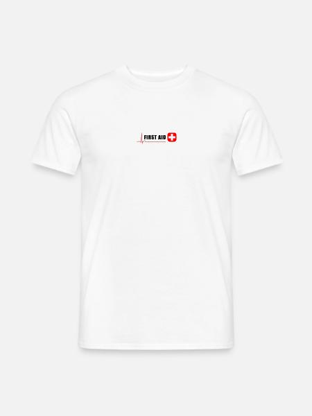 ERSTE HILFE - Männer T-Shirt - Weiß