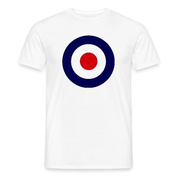 Mod - Männer T-Shirt - Weiß - Vorne - AI Model Male 178 dark (178cm)