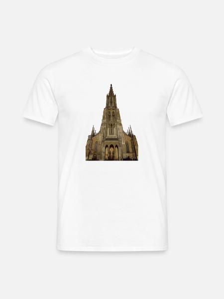 Ulmer Münster - Männer T-Shirt - Weiß