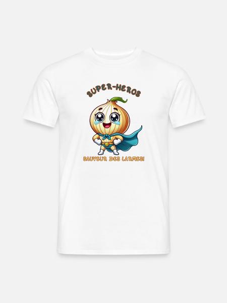 Superhero - Savior of Tears - Men's T-Shirt - white