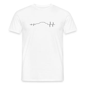 Sportwagen E30 Pulse Herzschlag - Männer T-Shirt - Weiß - Vorne - AI Model Male 178 dark (178cm)