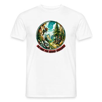 The Hunt for Hidden Treasures - Männer T-Shirt - Weiß - Vorne - AI Model Male 178 dark (178cm)