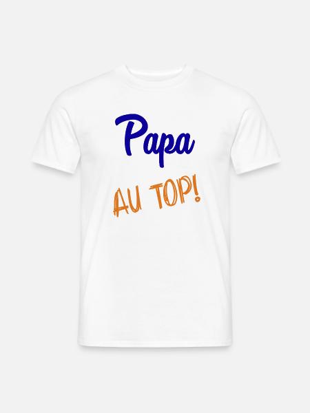 DAD - Men's T-Shirt - white