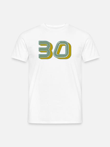 30 - Men's T-Shirt - white