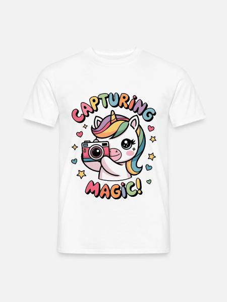 Capturing Magic! - Men's T-Shirt - white