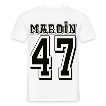 Mardin 47 - Männer T-Shirt - Weiß - Vorne - AI Model Male 178 dark (178cm)